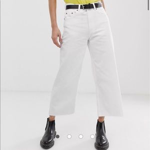 Cheap Monday Ally Cropped Wide Leg Jeans